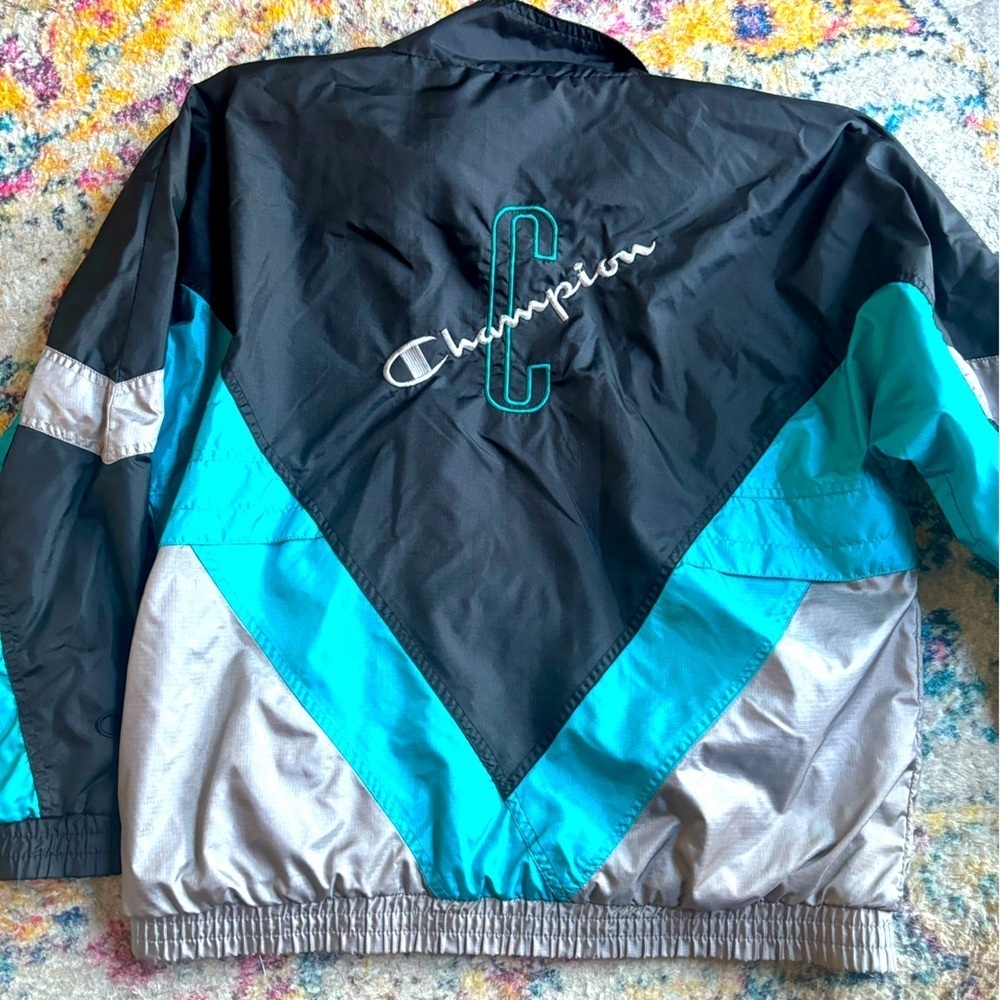 Champion Vintage Colorblock Jacket XL